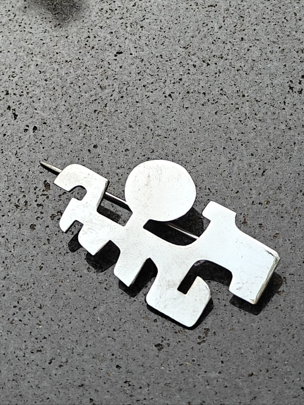 Rare Pierre Cardin Space Age Futuristic Geometric Pin